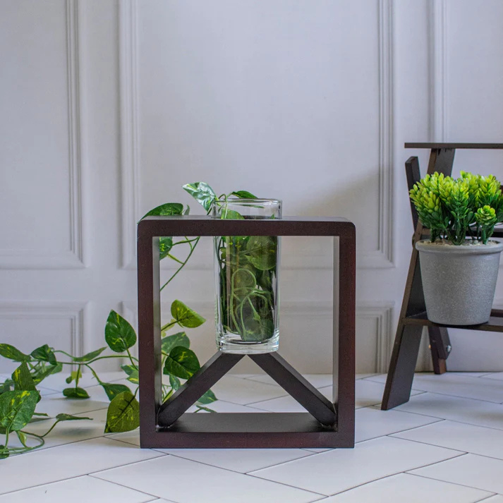 Daulat : Wooden Money-Plant Pot Stand